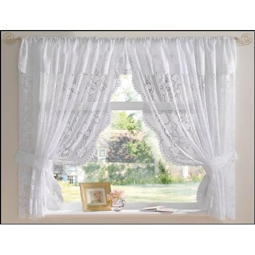 Lace Curtains For Windows Amazon Co Uk