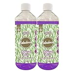 Fabulosa 4 in 1 Disinfectant and Deodoriser, Pet & Dog Friendly Artificial Lawn & Grass Cleaner, Urine Cleaner and Moss Growth Killer, Makes 100L, 1L, 2 Pack, Lavender