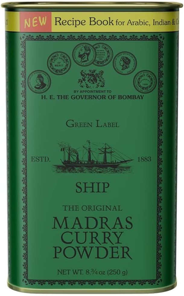 SHIP The Original Madras Curry Powder 250g | 15+ Indian Spice Blend for Veg & Non-Veg Curries | Indian Curry Masala Powder for Cooking | Sabzi & Biryani Masala | Natural & Gluten-Free