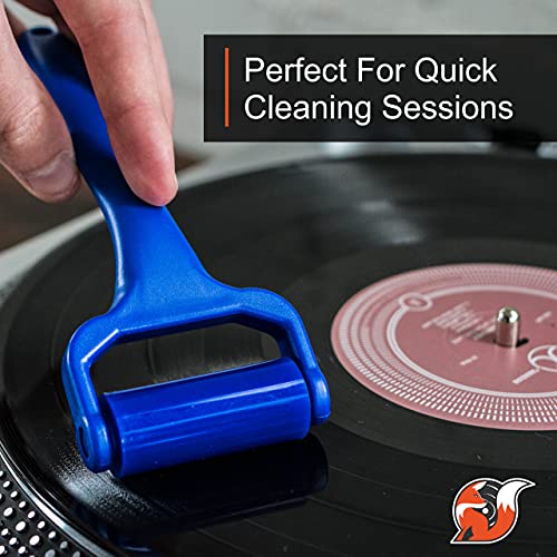 Vinyl Buddy Quick Clean Record Roller - The Ultimate Record Cleaner | No Cleaning Kits Required - The Most Simple Way To Clean Your Vinyl, Spot Clean Your Lps In Seconds #TOP3