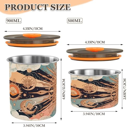 Lata de Café Hermética de Acero Inoxidable 30oz miniatura 2