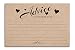 Home Advantage - (50 Pack) 4x6 Advice and Wishes for The Bride to Be (Kraft)