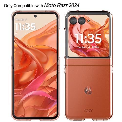 Coque en polycarbonate rigide premium pour Motorola Razr 2024 - 2