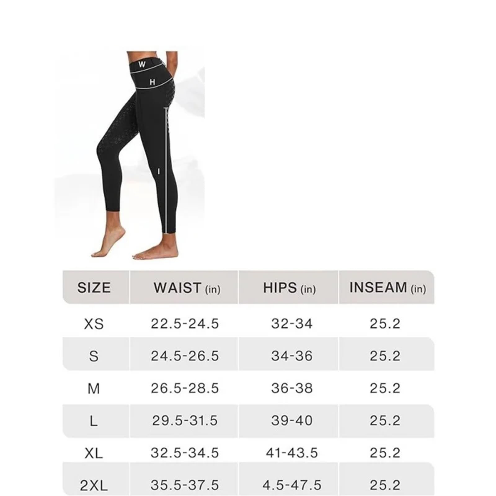 Pantaloni da Equitazione Pantaloni da Equitazione Aderenti in Silicone con Seduta Completa, Donna, Sportivi, Elasticizzati, a Vita Alta, in Gomma antigoccia per Sport