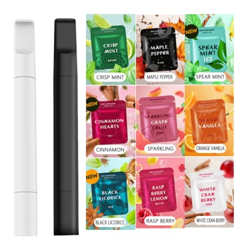 Flavored（non-nicotine） Air Device | Smokeless Inhaler with 12 Flavored（non-nicotine） Cores | Non Electric Stop Smoking Aid