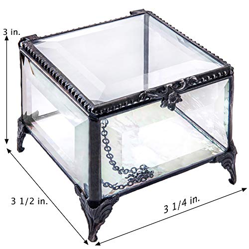 Personalized Graduation Gift For Her Glass Jewelry Box High School Graduate College Grad Class Of 2023 J Devlin Box Eb240 (Clear Beveled) #TOP3