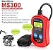 Autel MS300 OBD2 Scanner Code Reader, Turn Off Check Engine Light, Read & Erase Fault Codes, Check Emission Monitor Status CAN Diagnostic Scan Tool