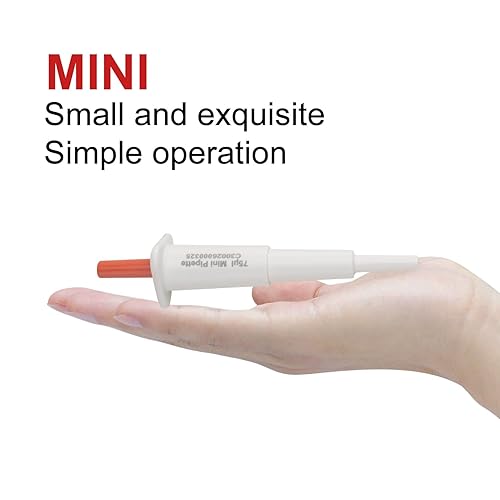 Miniatura 5 de 1 pipeta fija de 100 l de volumen, pipeta de laboratorio de micropipeta de un solo canal de alta precisión para escuela de laboratorio, azul