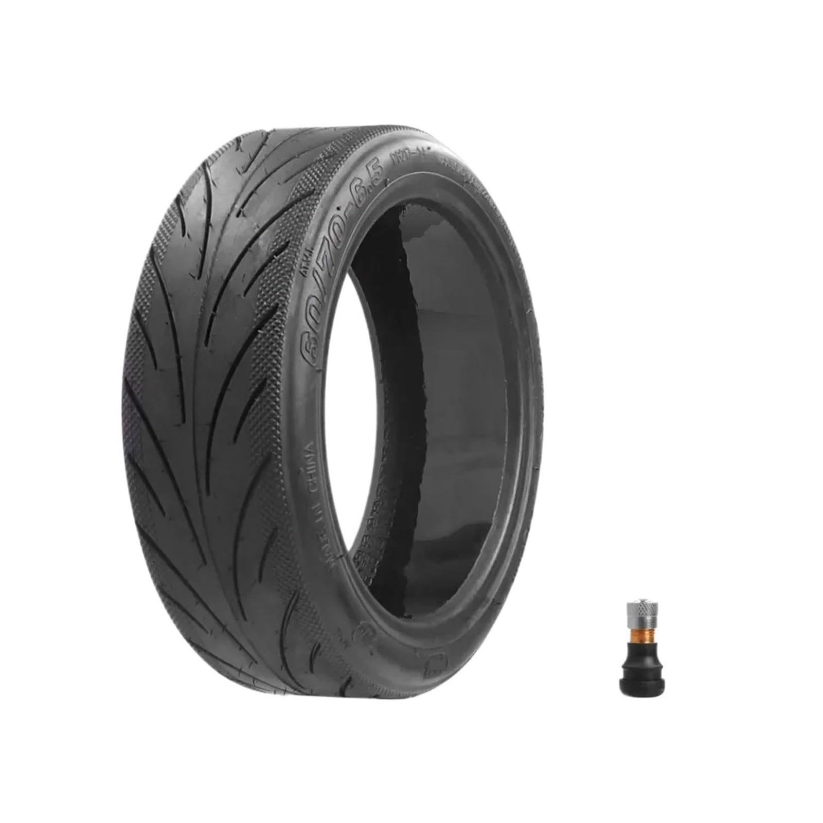 IOLKHFK 10inch 60/70-6.5 Rubber Tubeless Electric Scooter Tires 1pcs, Compatible For Segway Ninebot MAX G30 Kickscooter Repaired Automatically Tyre