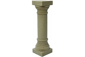 Graceful Greek Column Statue - A Sandstone Masterpiece