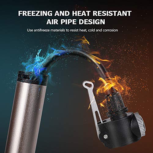 Bomba de bicicleta, Romacci Bomba de bomba de bicicleta 120 PSI Mangueira de montanha para ciclismo