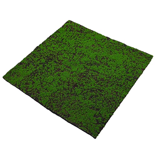 SEWACC Artificial Moss Pad Fake Grass Mat Decorative Greenery Moss Rug Realistic Artificial Turf