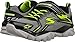 Skechers Kids Electronz Blazar Sneaker (Little Kid/Big Kid),Silver/Black,3 M US Little Kid
