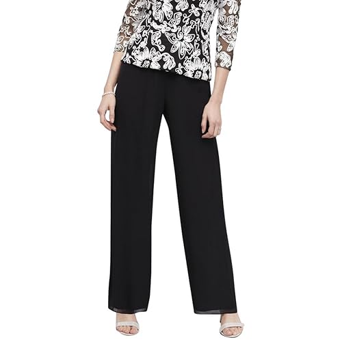 Alex Evenings Womens Straight Leg Dress Pant for Mother of