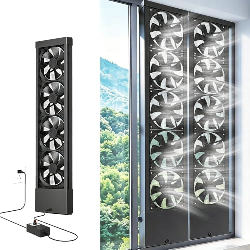 276-295in-Adjustable-Speed-Quiet-Vertical-Window-Fan-for-Sliding-Windows 27.6-29.5in Adjustable Speed Quiet Vertical Window Fan for Sliding Windows - Image 1