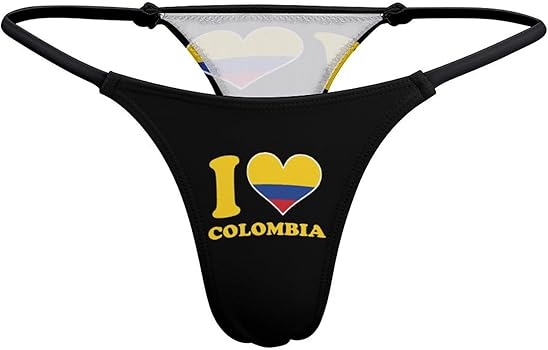 Amazon.com: I Love Colombia Flag Sexy Thongs for Women Breathable G String Lingerie Low Rise Stretch Panties Underwear XS : Clothing, Shoes & Jewelry Amazon.com: I Love Colombia Flag Sexy Thongs for Women Breathable G String Lingerie Low Rise Stretch Panties Underwear XS : Clothing, Shoes & Jewelry