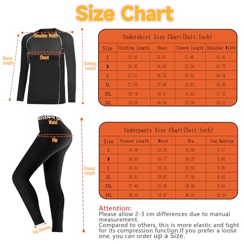 Haut et legging de compression thermique doublure en velours
