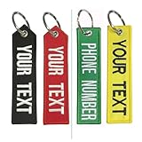 QJS PATCH Customzied Keychain,Personalized Key chain,Key Ring Accessories for Motorcycles, Scooters, Cars and Gifts