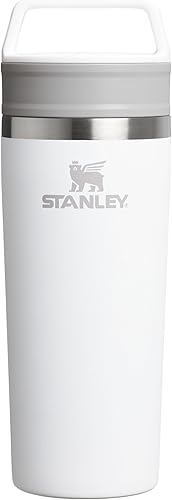 Stanley Cafe To Go - Taza de viaje de 16 onzas  Tapa hermética de dos partes para beber  Vaso térmico para café, té y bebidas  Taza de café aislada