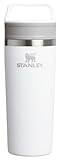 Cafe To Go Travel Mug 16 oz | Leakproof Two-Part Drink Through Lid | Tumbler Cup for Coffee, Tea and Drinks | Insulated Stainless Steel Coffee Mug | BPA-Free | Frost