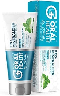 Pro-Mineralizer Toothpaste~Nano-Hydroxyapatite Fluoride Free Toothpaste for Sensitive Teeth~Enamel Strengthening & Anti-Cavity Properties~Natural Dental Treatment~Dentist Formulated~Wintermint
