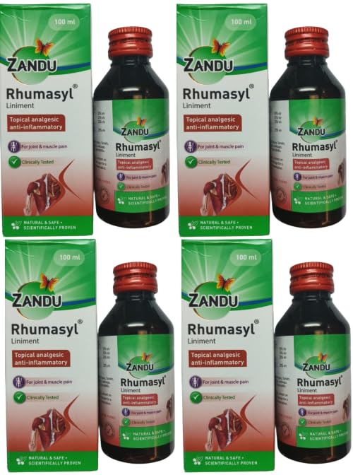 See full amazon price history chart for Shree ji Zhandu Rhumasyl Liniment (Ayurvedic Oil) 100ml, 4x100ml (Pack of 4),Helps in Joint & Muscles Pains Shree ji Zhandu Rhumasyl Liniment (Ayurvedic Oil) 100ml, 4x100ml (Pack of 4),Helps in Joint & Muscles Pains (B0CY9LCCBJ) Amazon Price History, Amazon Price Tracker