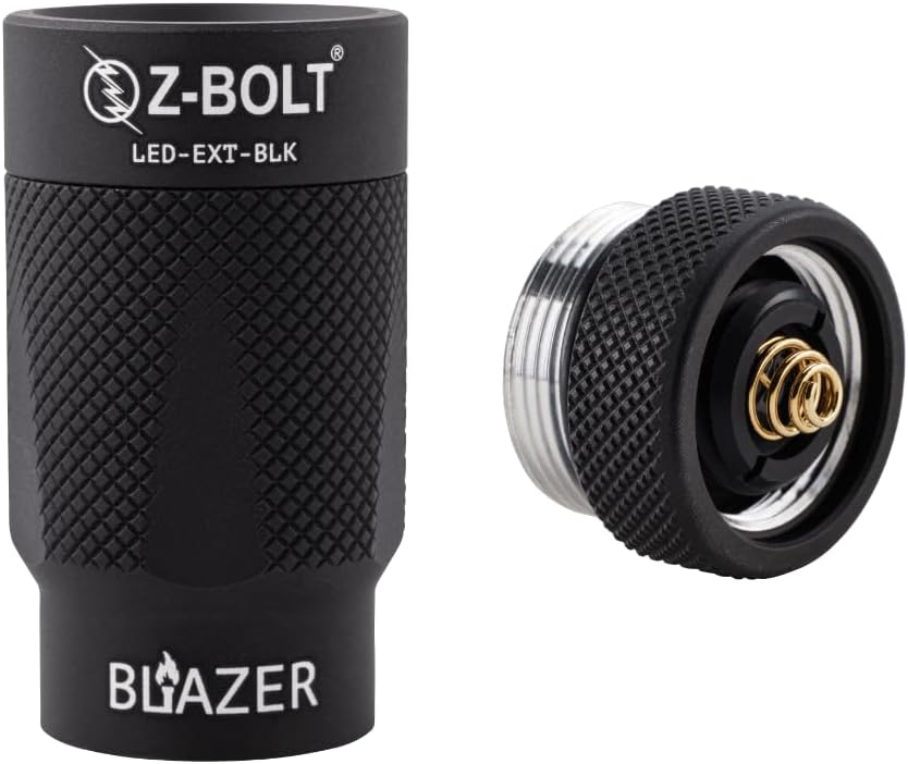 LED Light Head (Black) & 600/M600 Adapter - Replaces SF KE2-B Light Head - Water Resistant, Shock Resistant, 200 Meter Beam Throw