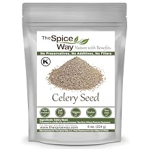 The Spice Way Celery Seed - premium whole seeds 8 oz