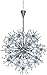 Maxim 39745BCPC Starfire Crystal Dandelion Chandelier, 11-Light Xenon 440 Total Watts Halogen, 35"H x 22"W, Polished Chrome