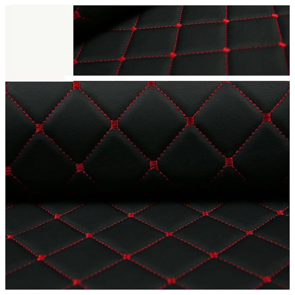 Tissu simili cuir souple noir de 1,4x9m pour la rénovation de vos meubles et fauteuils