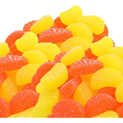 Sarah's Candy Factory Orange & Lemon Citrus Slices Candy in Jar, 5 Lbs Cover