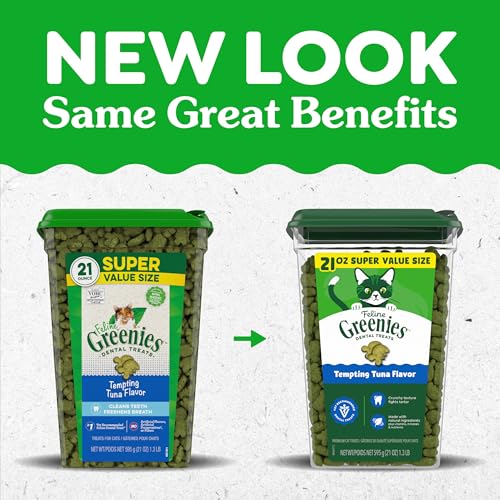 Greenies Cat Treats, Veterinarian-Recommended Adult Natural 
