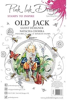 Pink Ink Designs Guest Designer Natacha Chohra-Old Jack-Clear Stamp Set, A5