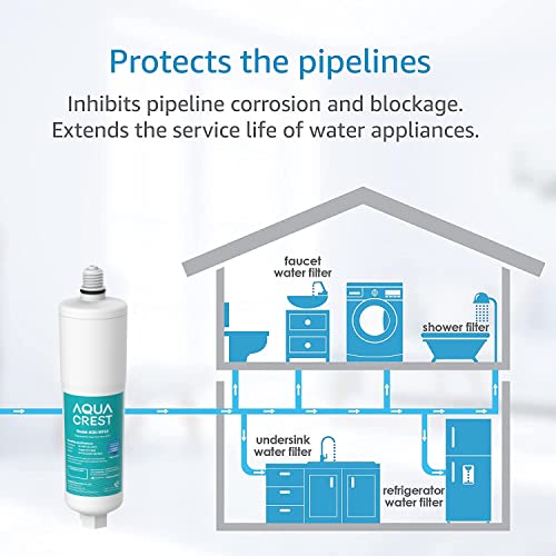 Aquacrest Ap431 Replacement Cartridge For Aqua-Pure Ap430Ss, Whole House Scale Inhibitor Water Filter, Helps Prevent Scale Build Up On Hot Water Heaters And Boilers, Pack Of 1 #TOP2