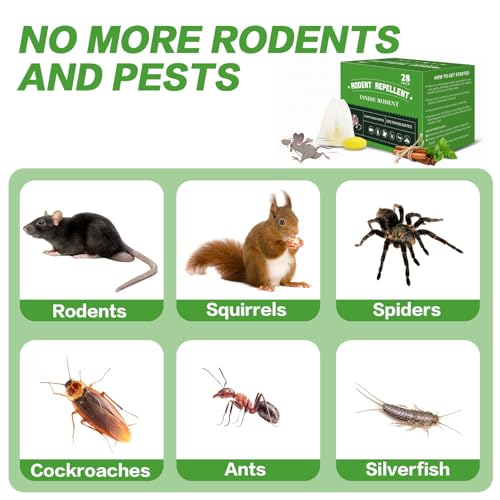 Mouse Repellent Tablets - Peppermint Oil Rodent & Mice Repellent (28 Pack) — view 3