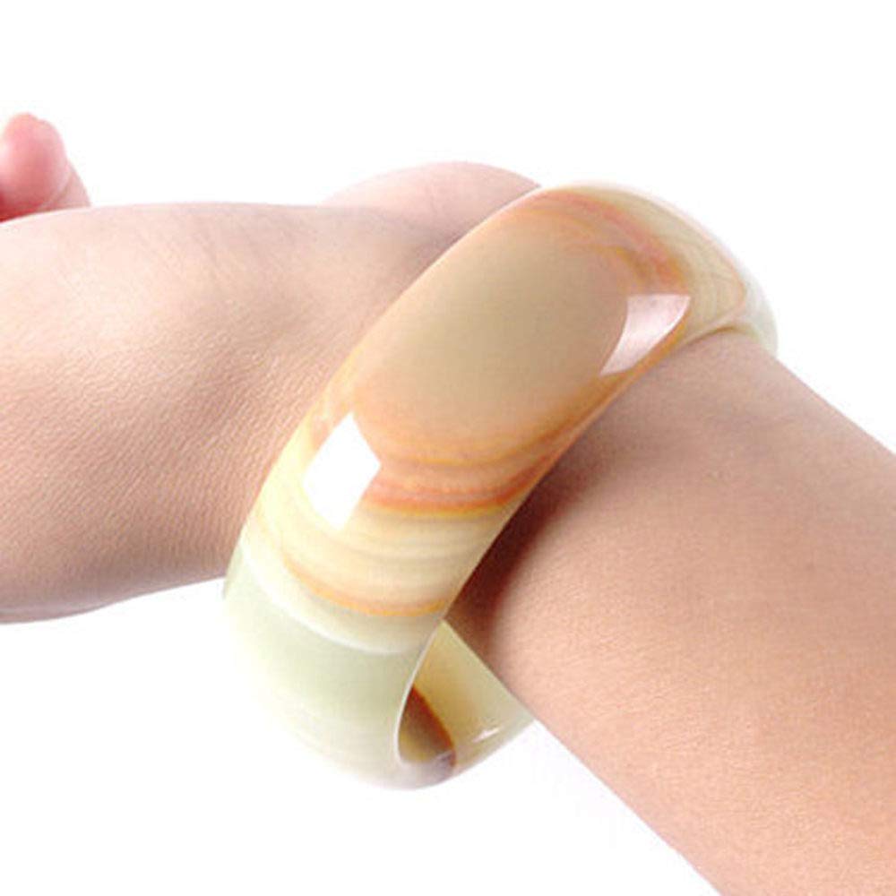 Bracciale di Giada per Donne, Braccialetto Cinese, Braccialetto di Giada Afgano Naturale, 60mm