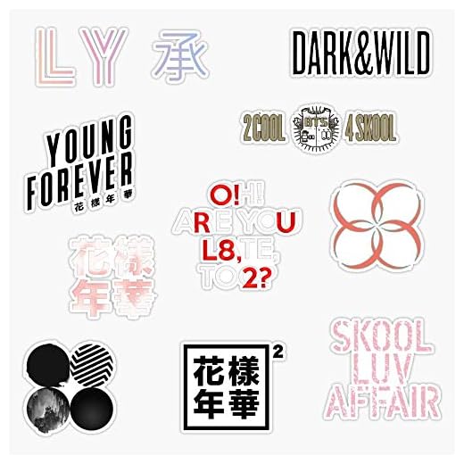 BTS Album Artworks (Check Description for Updated Version!) Vinyl Waterproof Sticker Decal Car Laptop Wall Window Bumper Sticker 5"