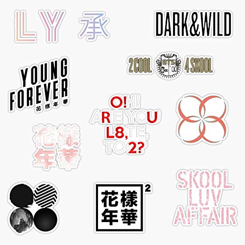 BTS Album Artworks (Check Description for Updated Version!) Vinyl Waterproof Sticker Decal Car Laptop Wall Window Bumper Sticker 5