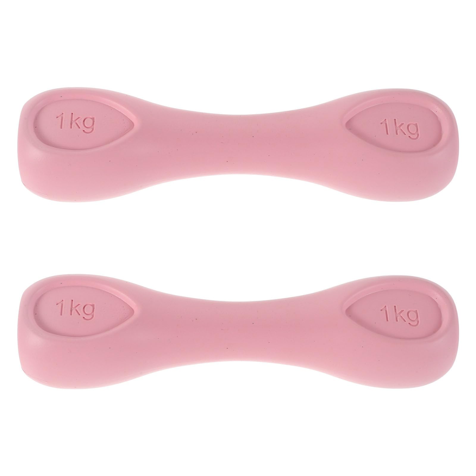 2 Piezas Mancuernas de Hierro Fundido para Mujer, Rosa, Ligeras