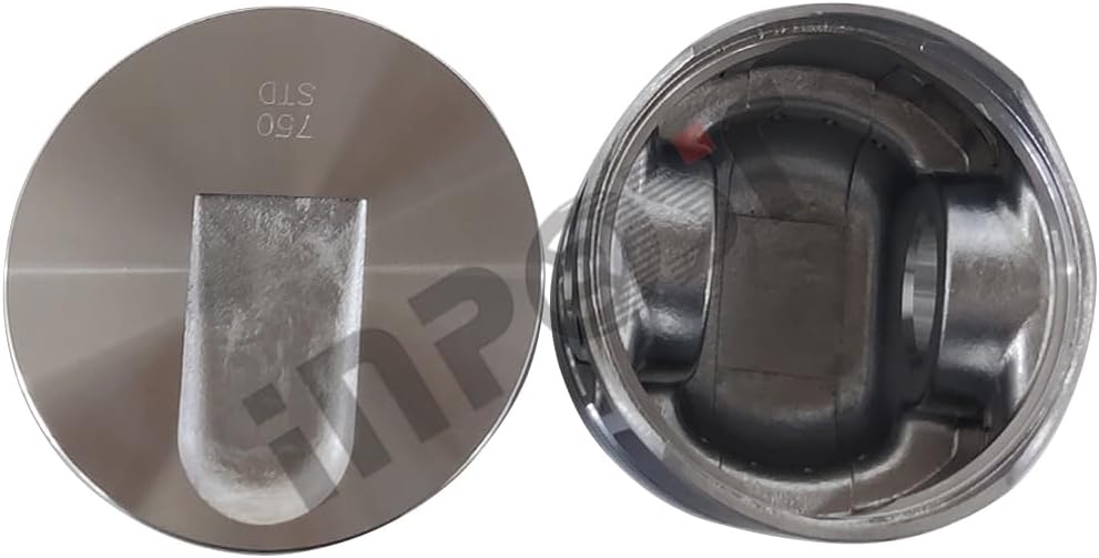 6 sets Piston Kit with piston ring Compatible with Mitsubishi Engine S6E S6E2 Forklift FD35 FD38 Motor Grader MG100 MG150 Replacement (Diameter of Piston S6E-94mm)