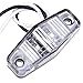 LBRST 12x 2.5 Red+AmberOval LED Truck Trailer Light Side Fender Marker Lights Universal Mount Side Marker Trailer Lights