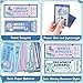 Laffact Valentine's Day Hockey Bookmarks - 120Pcs Cute Heart Ticket Book Club Reading Tracker Bookmarks, Hockey Romance Design Page Marker, Readers Rewards Bookish Gifts for Book Lover Romance Reader