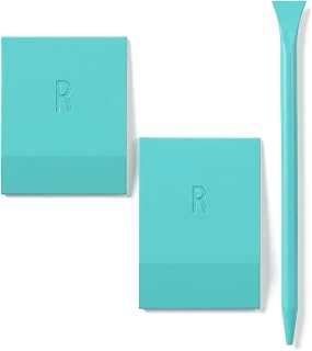 3 Pack Chalk Paste Mini Squeegee, Rubber Mini Squeegee for Screen Printing Ink and Chalk Paste DIY Projects