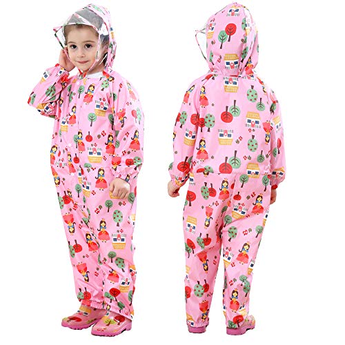 JinBei Impermeabile Bambina da Pioggia con