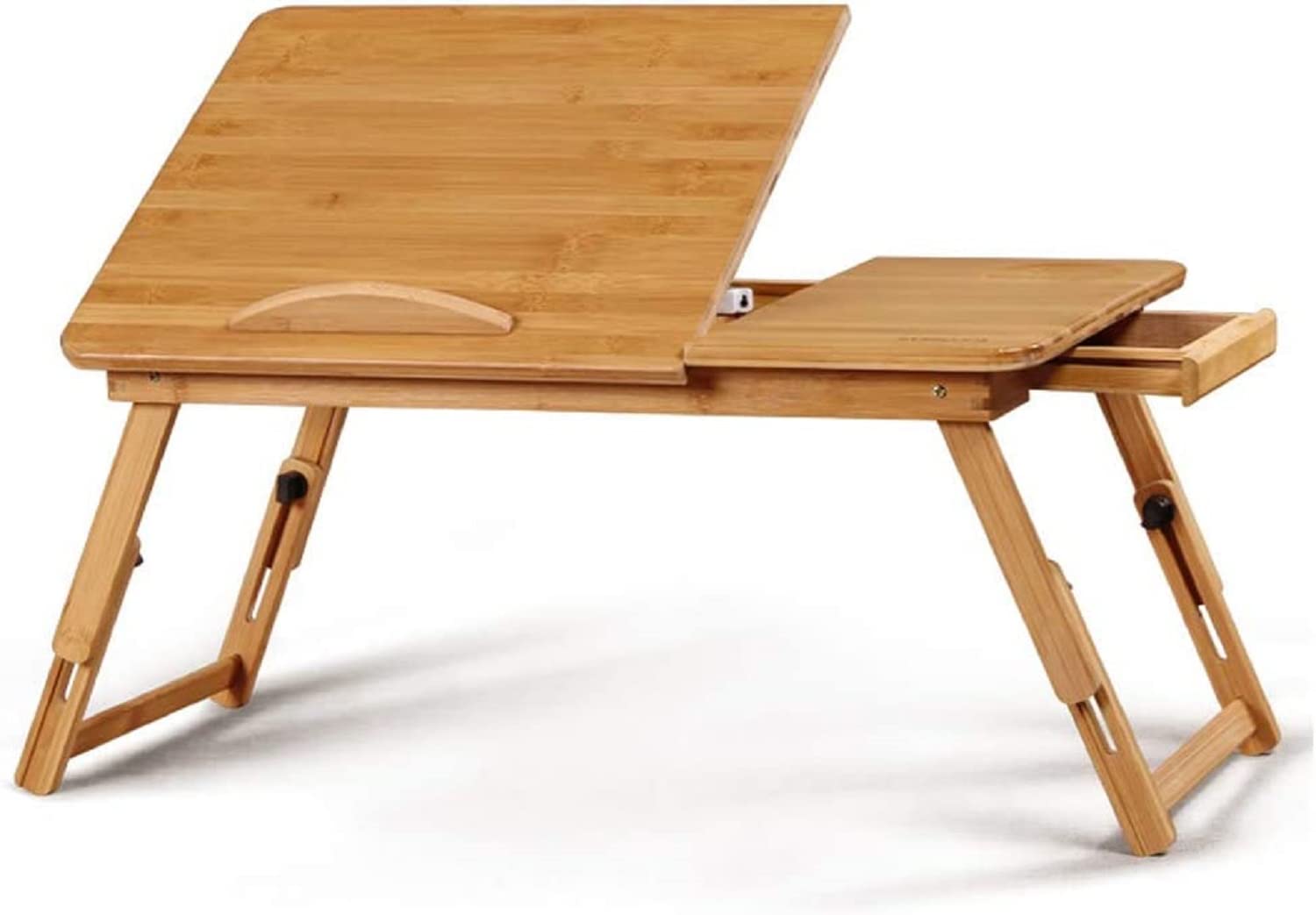Buy Bamboo Adjustable laptop table Desk Table, Pritzker portable bamboo