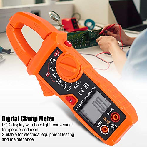 Artsim Digital Clamp Meter, Handheld Clamp Meter Backlight Overload Protection Auto Power Off For Electrical Equipment Testing Multimeters thumb #2