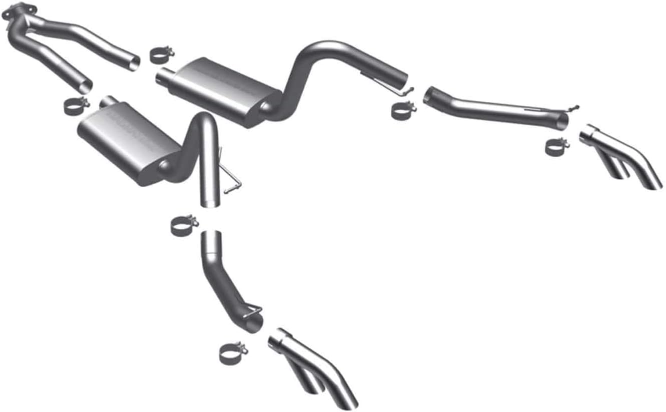 MagnaFlow Performance Exhaust System 16830: Cat-Back, Street Series, Compatible with 1975-1981 Pontiac Firebird