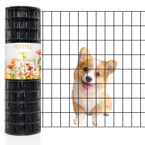 Black PVC Coated Welded Wire Fence Roll 60in x 100ft 2x4in