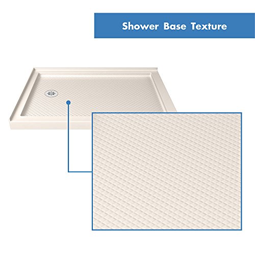 Dreamline Slimline 32 In. D X 32 In. W X 2 3/4 In. H Corner Drain Double Threshold Shower Base In Biscuit, Dlt-1032320-22 #TOP3