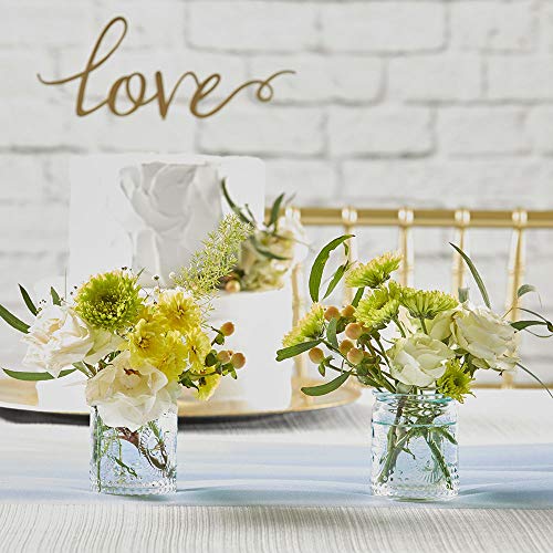 Kate Aspen Blue Glass Tealight & Votive Candle (Set of 4) Vintage Tea Light Holders, 4 Count - Image 6